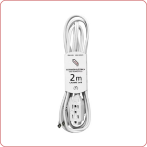 Extensión Eléctrica IUSA 2 M Blanco